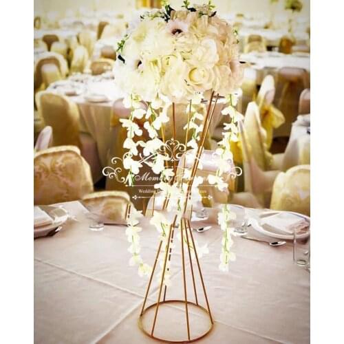 Wedding Decorative Wedding Columns Event Party Pillar Classic Decoration Flower Stand Vase Floral Plant Pot Centerpiece