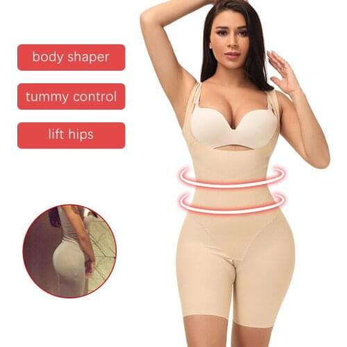 Slimming Sexy Bodysuit Women Shapewear Belly Compression Butt Lifter Body Shapers Postpartum Recovery Open Crotch Underwear