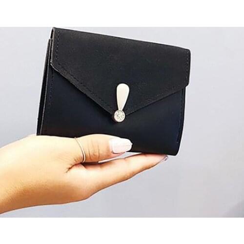 Women Wallet High Quality Fold Coin Purse Pu Leather Woman Clip Wallets Ladies Zipper Mini Short Wallet Mini Bag