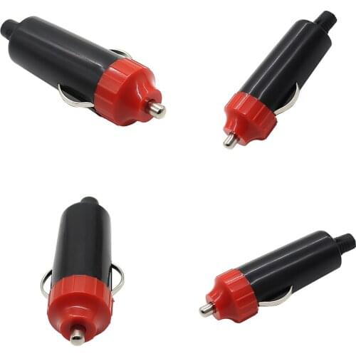 12V Car Male Cigarette Lighter Socket Plug Universal Motorcycle Socket Power Charger Adapter Connector and Fuse Converter Plug