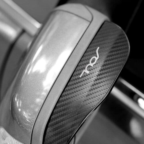 2Pcs/set Car Rain Eyebrow Universal PVC Rearview Mirror Eyebrow Rain Cover For Kia Rio Cerato Soul Sorento