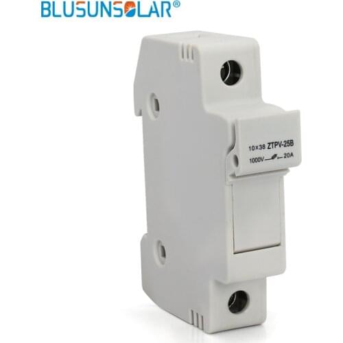20 pieces/lot Fuse Holder Suitable for Solar PV Fuse 1000V 10X38mm