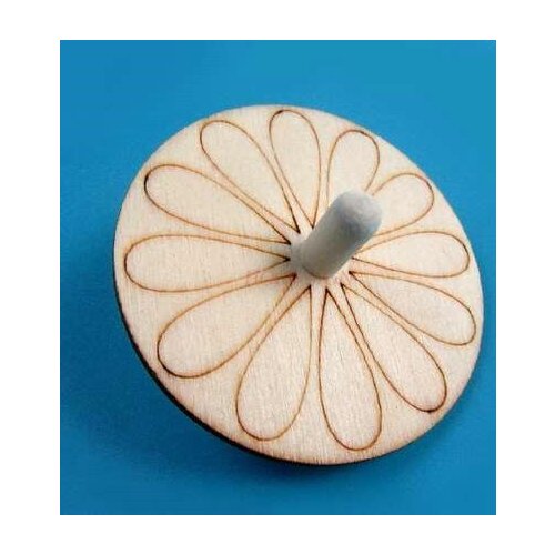 White Blank Wooden Gyro Childrens Drawing Iti Coloring White Embryo Handmade Kindergarten Material