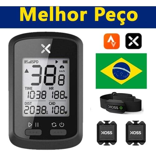 XOSS Wireless Bicycle Speedometer G Plus Cycling Computer Ant+ Cadence Heart Rate Belt GPS Cyclocomputer Bluetooth Bike Odometer