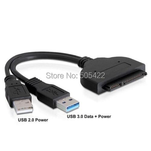DHL OR FEDEX Shipping USB3.0 to 2.5inch HDD SATA Hard Drive Cable Adapter for SATA3.0 SSD&HDD