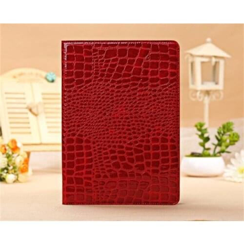 For iPad 2 3 4 Case Stand crocodile grain flip leather Case Cover fundas cases for ipad 4 ipad 3 ipad 2 + Screen Protector + Pen