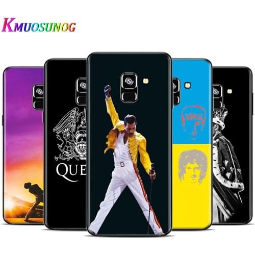 Freddie Mercury For Samsung Galaxy A9 A9S A8 A8S A7 A750 A6 A6S A5 A3 Plus Star 2016 2017 2018 Black Phone Case