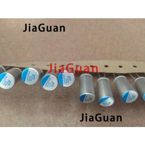 5PCS JAPAN NIPPON PSG 16V2200UF 10X20MM Solid state electrolytic capacitor 2200uf 16v Ultra low ESR 2200uf/16v Solid capacitor