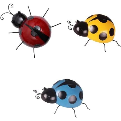 3Pcs Iron Wall Art Hanger Cute Outdoor Animal Hanging 10cm Metal