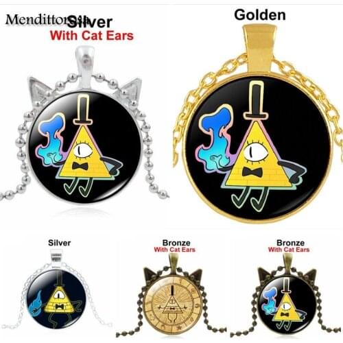 Mendittorosa Falls Mysteries BILL Fashion Jewelry Steampunk Women Gift Silver Necklace