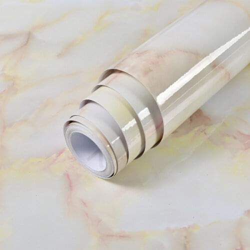 Marble Ruby Contact Paper Kitchen Wall Paper Solid Color Self-Adhesive Home Decor Wall Stiker Living Room Furniture Restoration