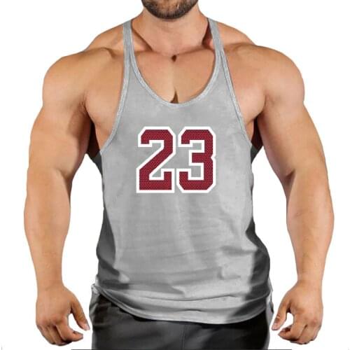 New Workout Brand Gym Mens Tank Top Vest Muscle Sleeveless Singlets Stringer Clothing Bodybuilding Singlets Fitness Sports Shirt