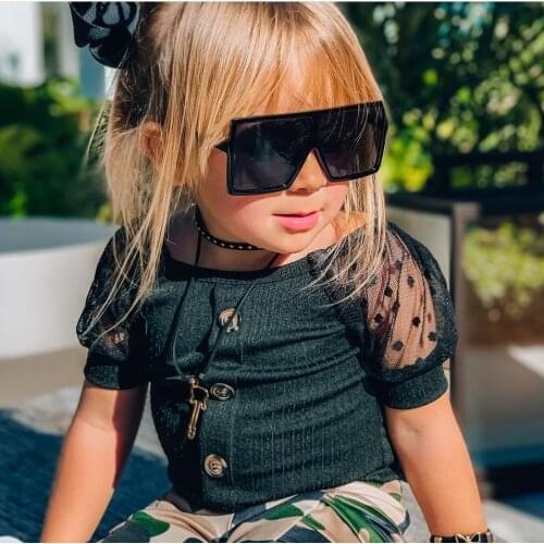 New fashion square kids sunglasses sunshades UV400 sunglasses for children