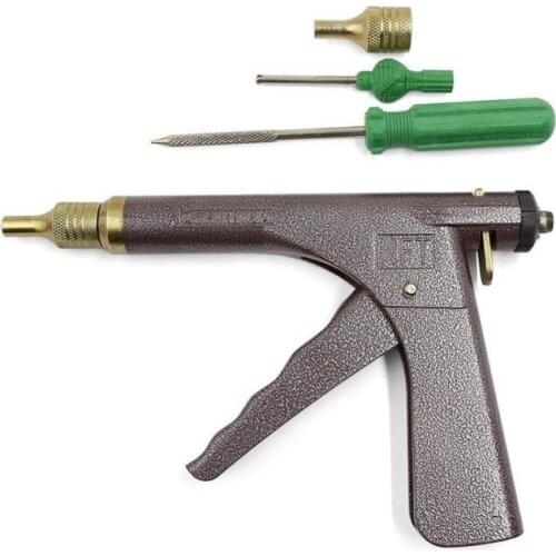 New Vacuum Tire Repair Gun Kit Motorcycle Electric Bicycle Vacuum Tire Repair Tools Puncture Plug Repair Block Air Leaking Kit