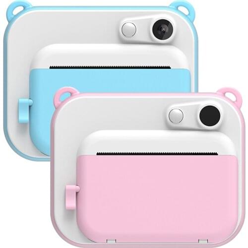 Child Camera Instant Print Photo Boy Girl Birthday Gift Portable 800MP 1080P Outdoor Outing Travel Learning Puzzle Toy