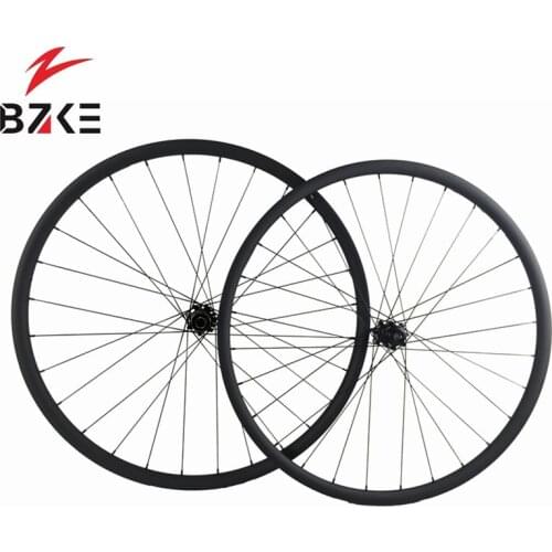 BZKE carbon mtb wheels 29 straight pull BOOST hubs front 15*110mm rear 12*148mm 29er carbon wheels for XC 30mm *25mm carbon rim