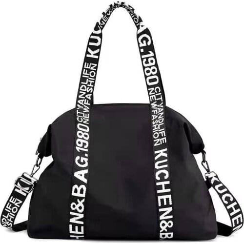 2021 fashion European and American versatile lightweight one-shoulder nylon large-capacity messenger portable travel bag