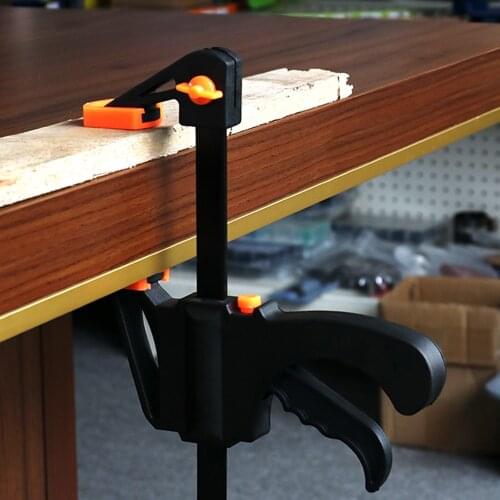 4/12 inch 1/2/4/5pcs Wood Working Bar F Clamp Clip Kit Hard Grip Quick Ratchet Release Speed Squeeze Wood Tool Gadget Tool