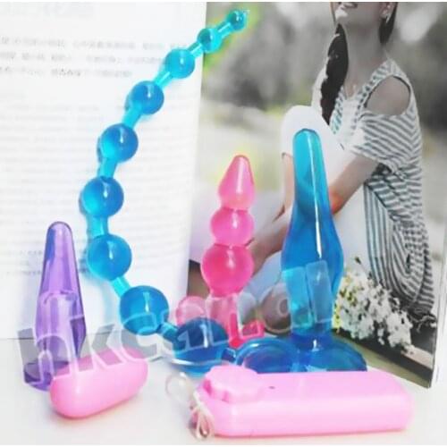5pcs jump egg vibrator Anal Sex Toys for Men, Beads Butt Plug Waterproof masturbation Anal Body Massager Sex Products for women