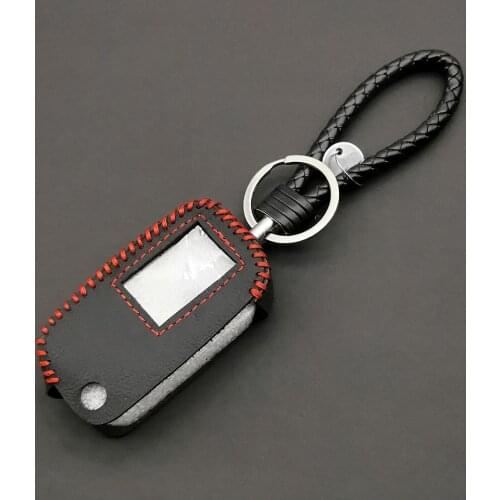 A9 Carrying 100% Leather Key Case for Starline A9 A6 A8 A4 Uncut Blade Fob Cover Folding Car Flip Remote