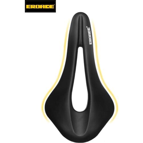 EROADE Shock Absorption Racing Bike Saddle Competition Mtb Bicycle Seat Post Road Breathable Polyurethane Rainproof Accessories