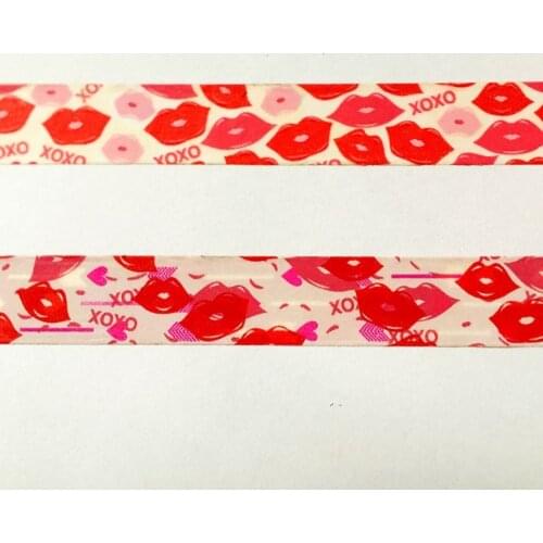 Free Shipping Beautiful high quality washi paper tape/15mm*10m Big Red Lip masking japan washi tape