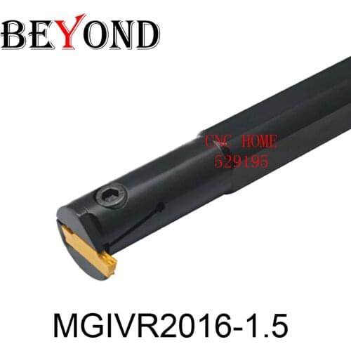 BEYOND MGIVR MGIVR2016 MGIVR2016-1.5 MGIVL2016-1.5 Cutting Tool Holder Lathe Boring Bar CNC Machine Turning Lathe Tool Holder