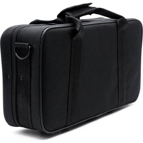 Black Foam Padded Thicken Oxford Cloth Sotrage Bag Clarinet Box Case With Handle Strap Clarinet Protection Accessories