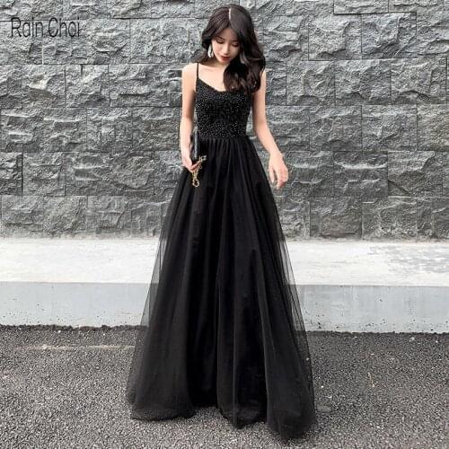 Formal Evening Dress Tulle Graduation Gown Robe De Soiree Long Prom Dresses