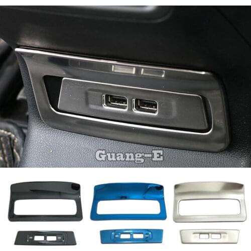 For Skoda Karoq 2017 2018 2019 2020 Garnish Car Decoration Trim Rear Back Tail USB Socket Exhaust Outlet Air Conditioning Vent