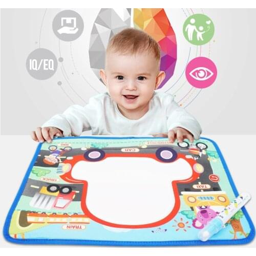 27 x 37cm Baby Kids Drawing Add Water with Magic Pen Painting Picture Water Drawing Play Mat in Drawing Toys Board Gift