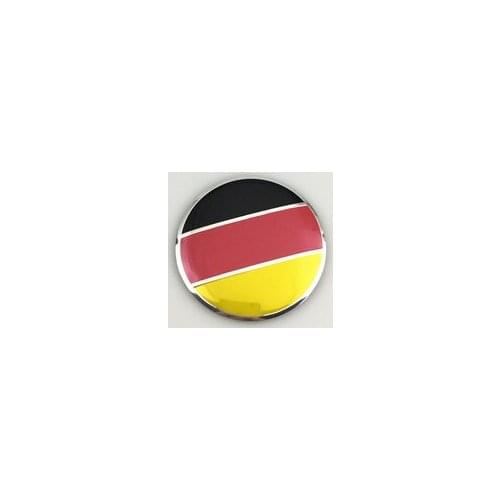 56mm Germany Flag Auto Wheel Center Hub Cap Badge Emblem Decal Sticker Car Accessories x4