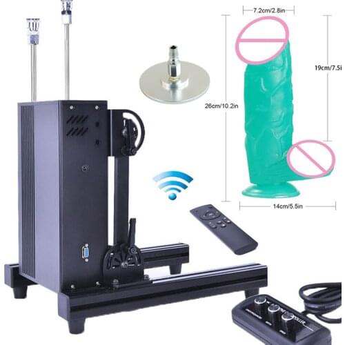 FREDORCH 200W Extremely Quiet Powerful Wireless Control Sex Machine with Amazing Features, 1-15 cm Stroke Love Machine F8