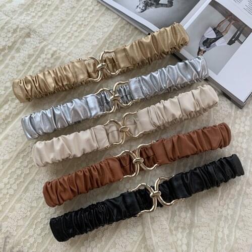 Fashion Elastic Belts For Women High Quality Designer Brand Waist Strap All-match Lady Dress Coat Sweater Decorative Waistband