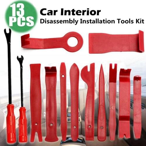 Auto Interior Refit Pry Opener Remover Tool Set Car Door Clip Panel Trim Dashboard DVD Audio Radio Removal Repair Tools Kit Bar