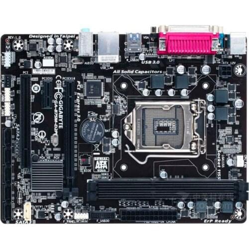 Original for Gigabyte GA-B75M-D2P Desktop Motherboard B75M-D2P B75 LGA 1155 i3 i5 i7 DDR3 16G 100% Fully Test