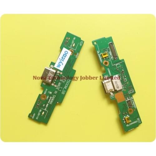 Wyieno For ASUS Zenpad 3S 10 Z500M Charger Port Board USB Charging Connector Flex Cable Microphone Mic Plug Replacement Tracking
