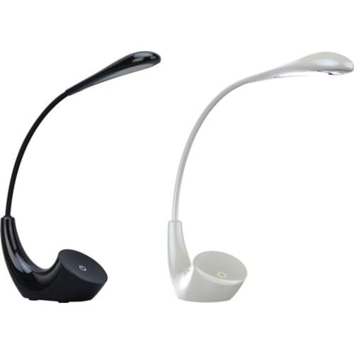 Modern Minimalist Desk Lamp,Eye-Caring Desk Light Dimmable Office Lamp for Reading 360 Degree Adjustable LED Table Light