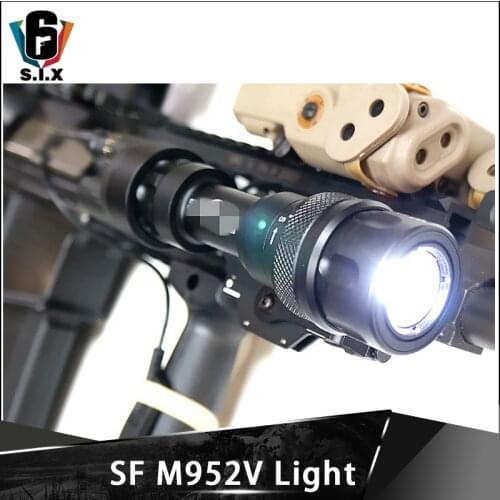 Tactical Softair Weapon Hunting Light M952V Flashlight 380Lumen Tactical Gun Light