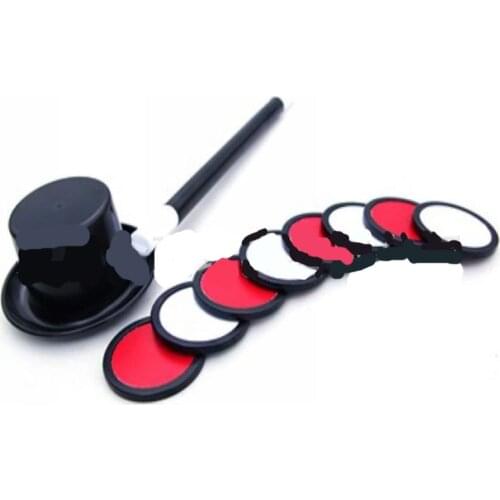 Magic Hat Rainbow Piece Magic Tricks Close Up Stage Props Magician Kids Easy To Do Toys For Children Christmas Decorations Toys