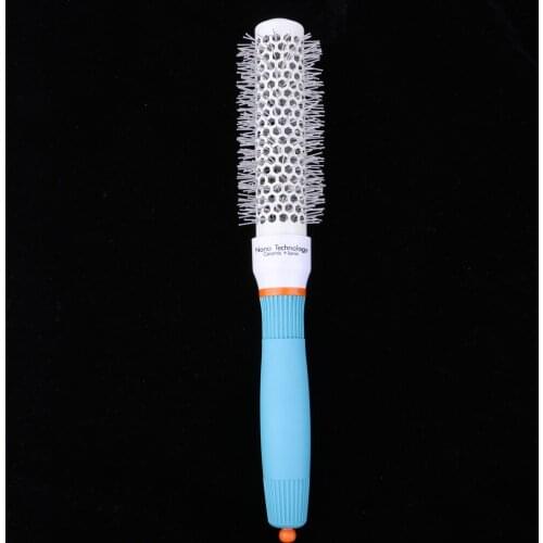 MagiDeal 1x Hair Brush Nano Thermal Ceramic Ionic Round Barrel Styling Comb