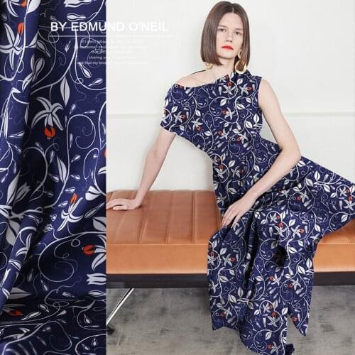 108cm wide silk stretch satin fabric rice digital printing silk fabric satin soft shirt dress fabric wholesale silk cloth