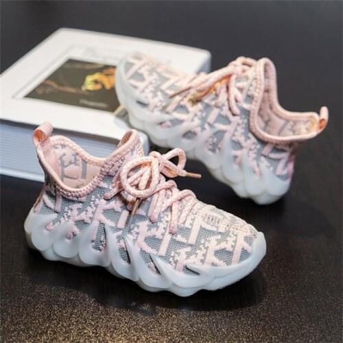 2021 Summer Autumn Baby Boys Girls Shoes Kids Breathable Sport Shoes Children Casual Sneakers Toddler Running Shoes Mesh Shoes