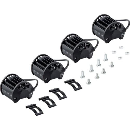 4 x 4inch Combo beam LED Light Bar Spot Flood Off Road Truck Reverse Fog Lamp