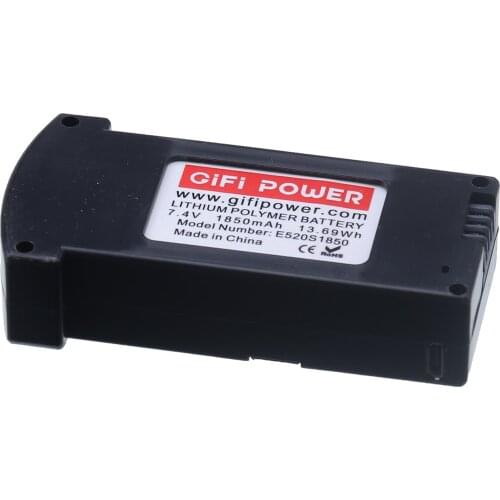 Upgrade 7.4V 1200mah to 1850mah LiPo Battery For E520 E520S RC Drone Quadcopter Portable Durable Spare Parts