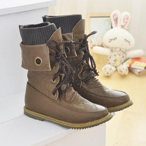 2016 Big size 34-52 Botas Mujer Boots Shoes Woman Fashion Motocicleta Mulheres Martin Boots Femininas Women 702