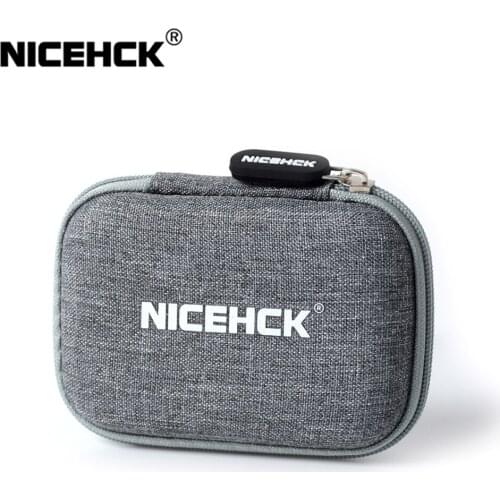 NiceHCK Official Linen Case In Ear Earphone Bag Headphones Portable Storage Box Headset Accessories Use For NX7 Pro/NX7/F3/M6