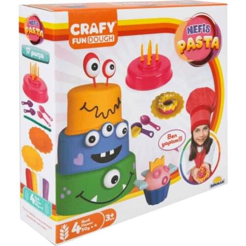 Crafy Exquisite Cake Play Dough Set 17 Piece 200g