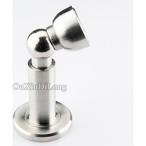 Deluxe 2PCS Stainless Steel Casting Door Stops Adjustable Powerful Magnetic Door Stop Stopper Holder/Catch Q297