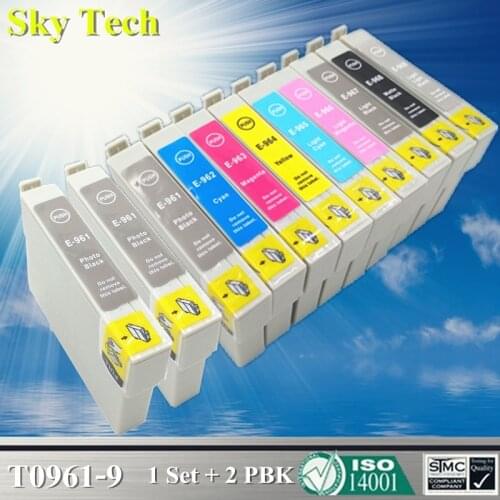Quality Compatible Ink Cartridges For T0961 - T0969 , For Epson Stylus Photo R2880 . [Photo Classic Ink Inside]
